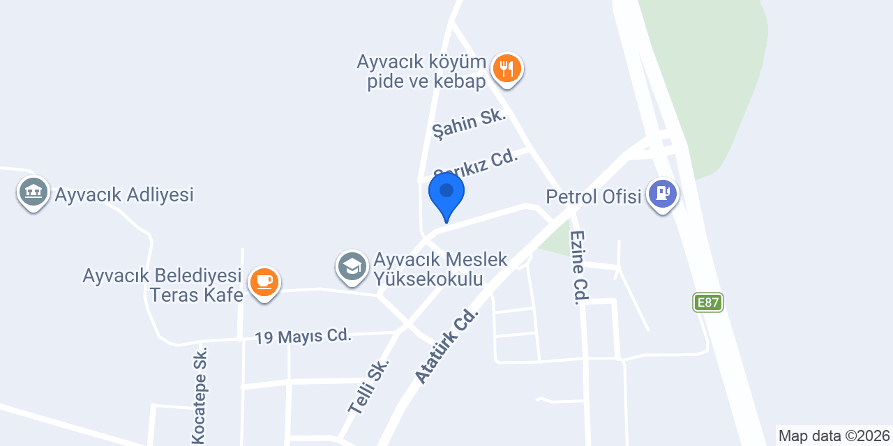 Kırmızı Sakal Berber Salonu konumu