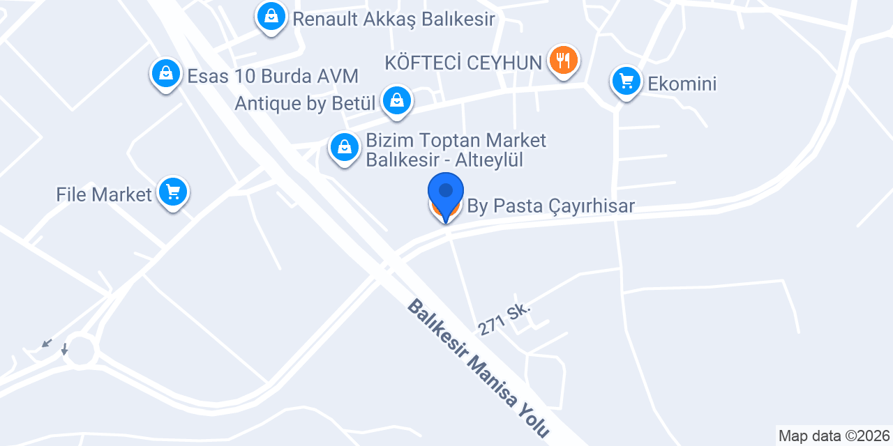 By Pasta Çayırhisar konumu