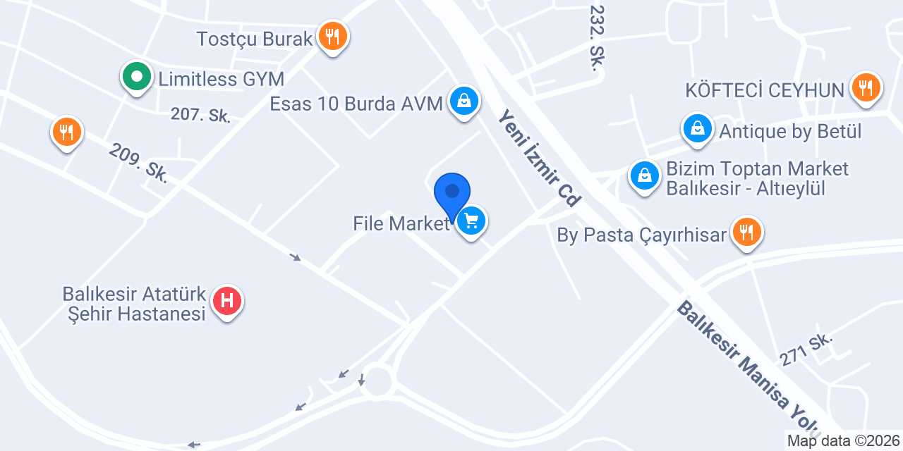 Cajun Corner Balıkesir konumu