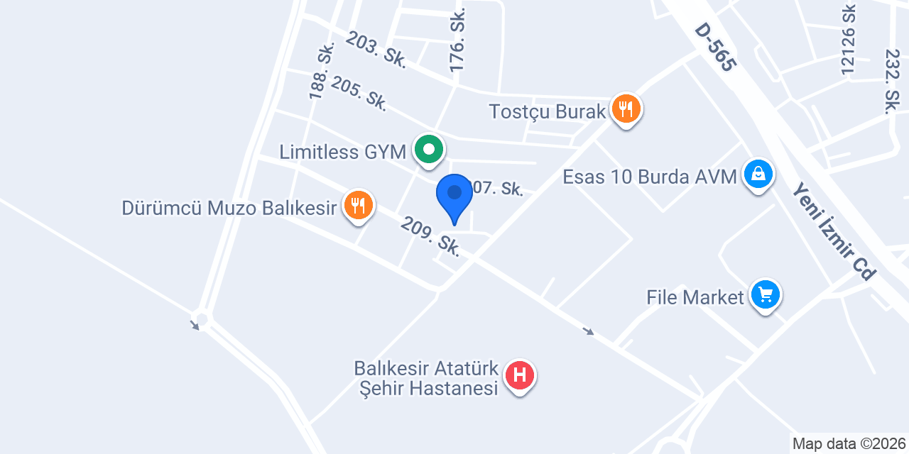 Dr. Hamithan Okur Klinik konumu