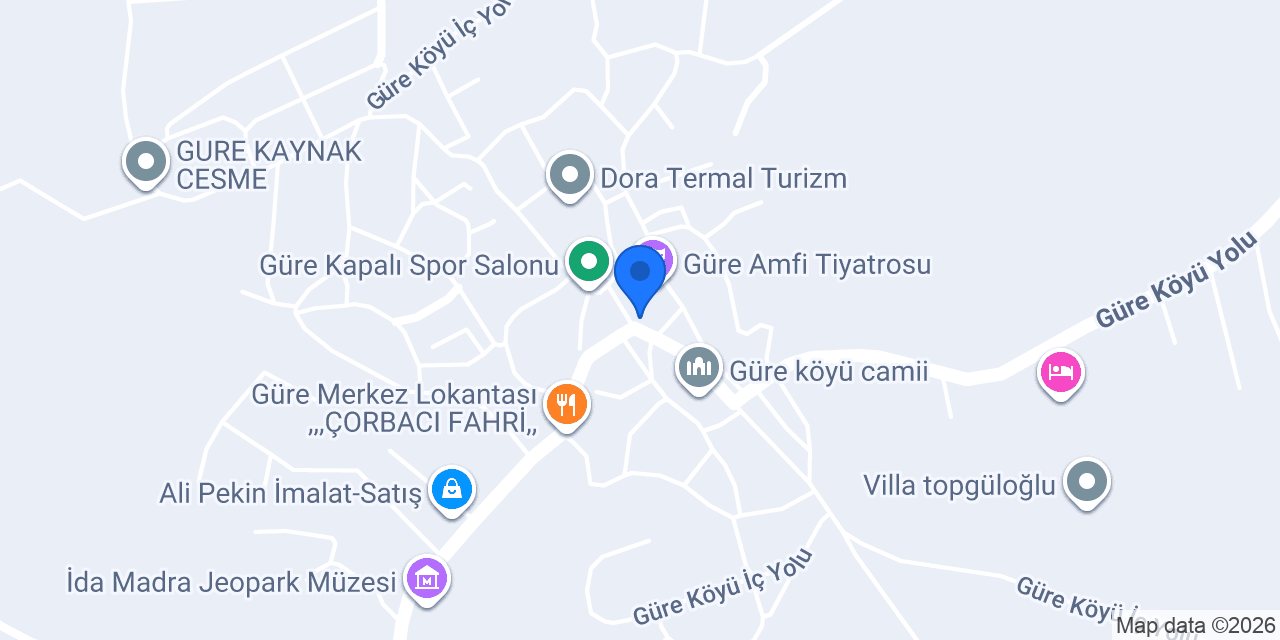 Güre Belediyesi konumu