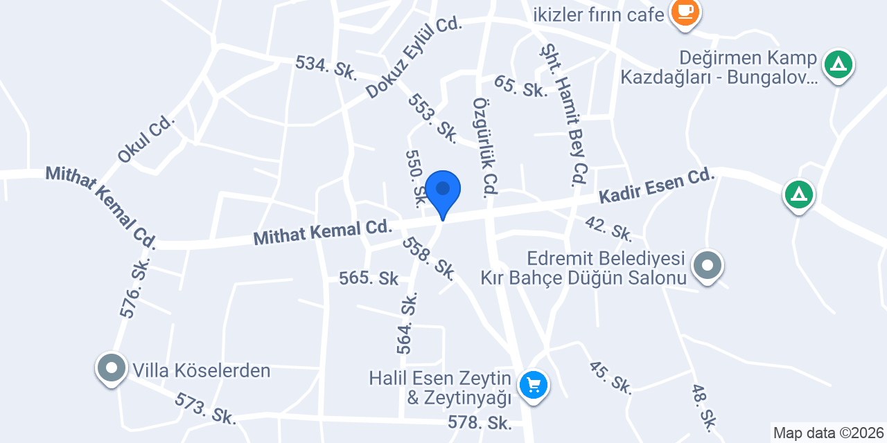 Zeytinli Tost Evi konumu