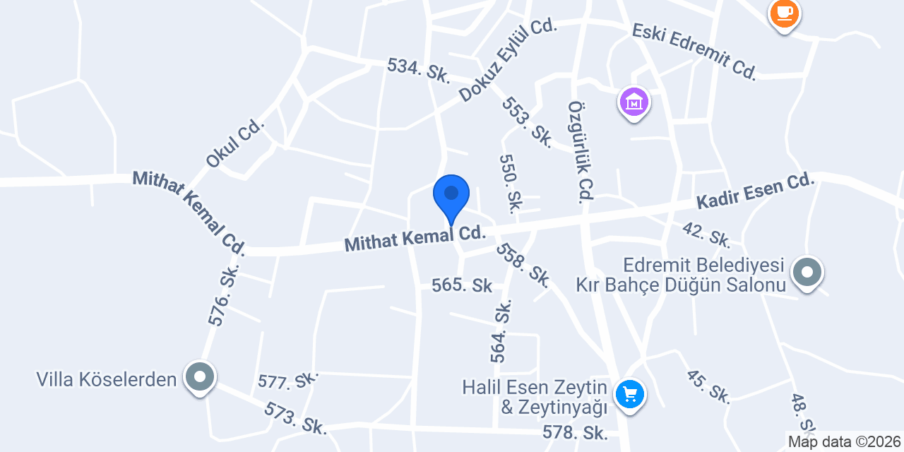 Zümrüt Mobilya konumu