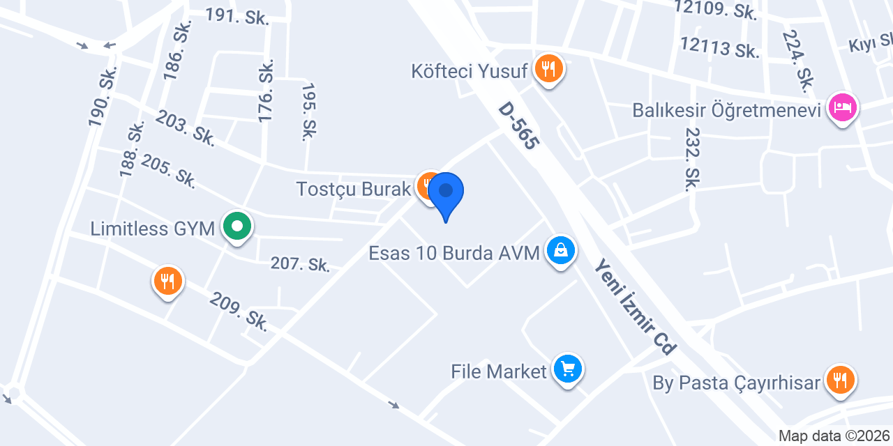 Kitikate 10Burda AVM Mağazası konumu