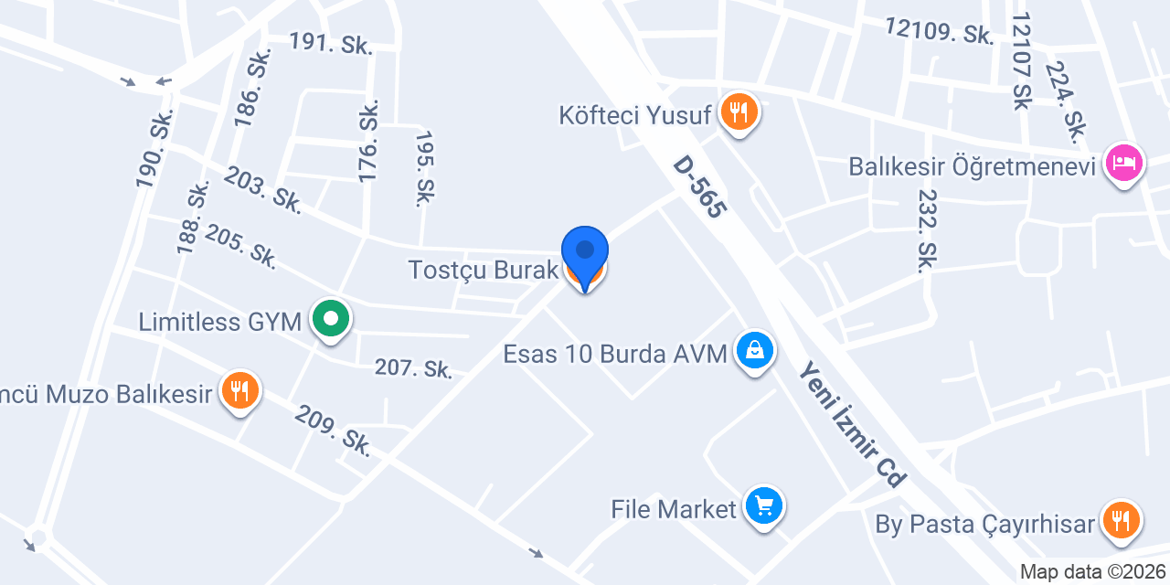 Tostçu Burak konumu