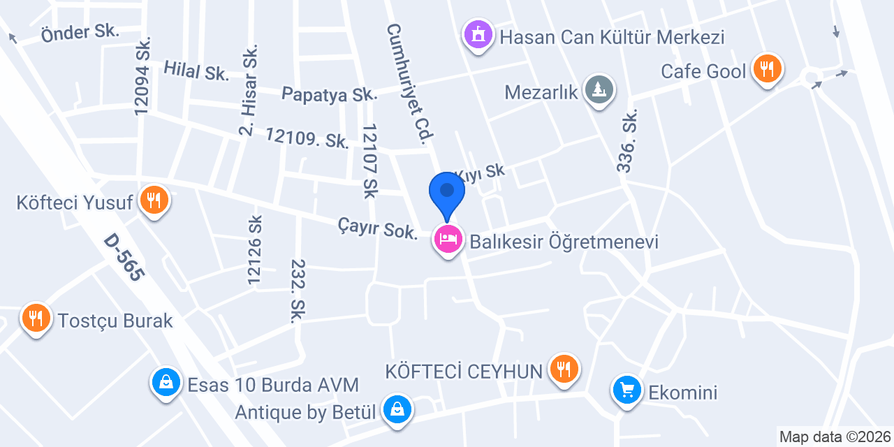 Makas Şövalyesi konumu