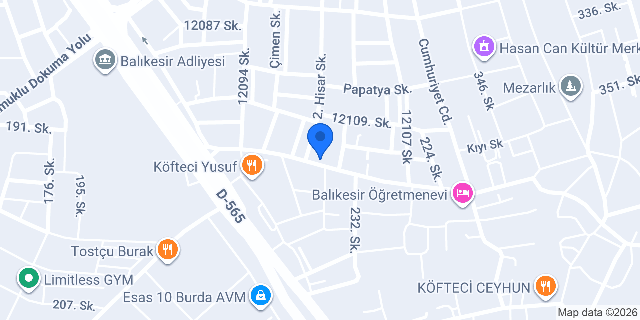 Önal Mobilya konumu