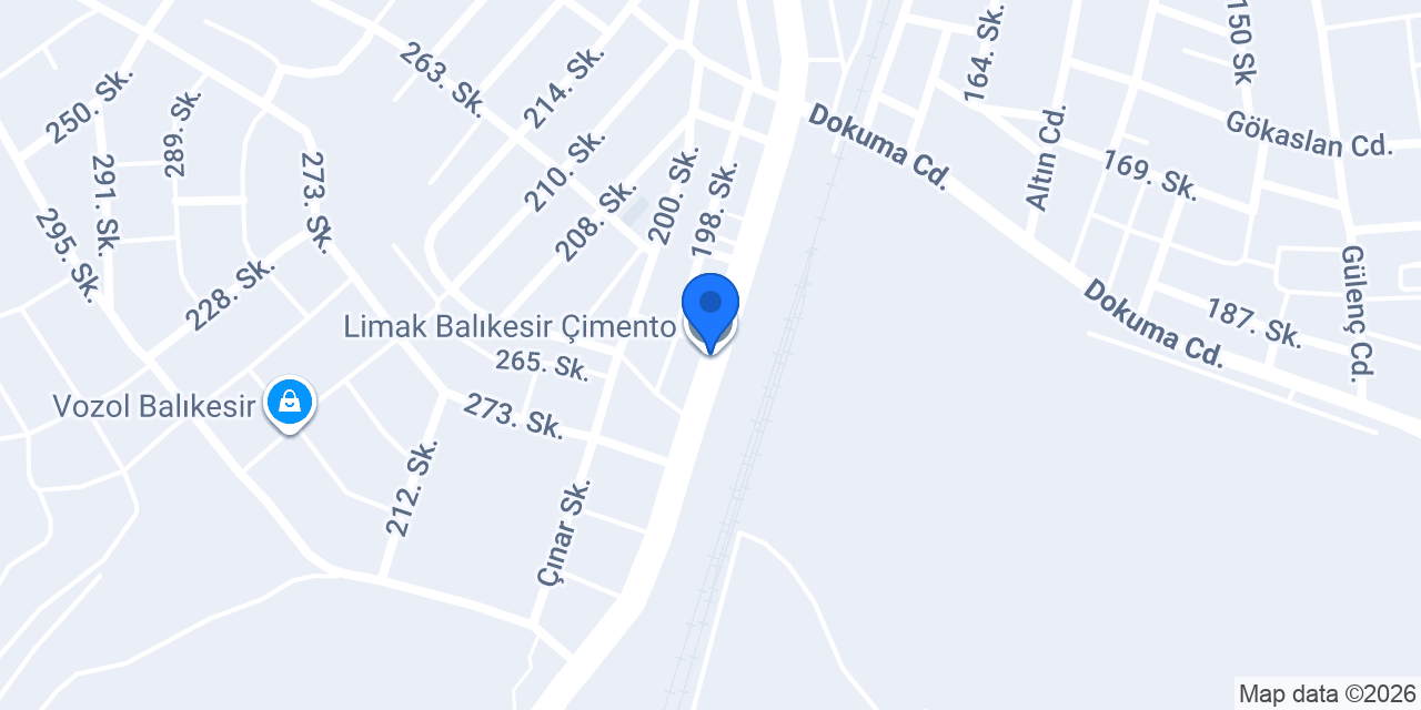 Limak Balıkesir Çimento konumu