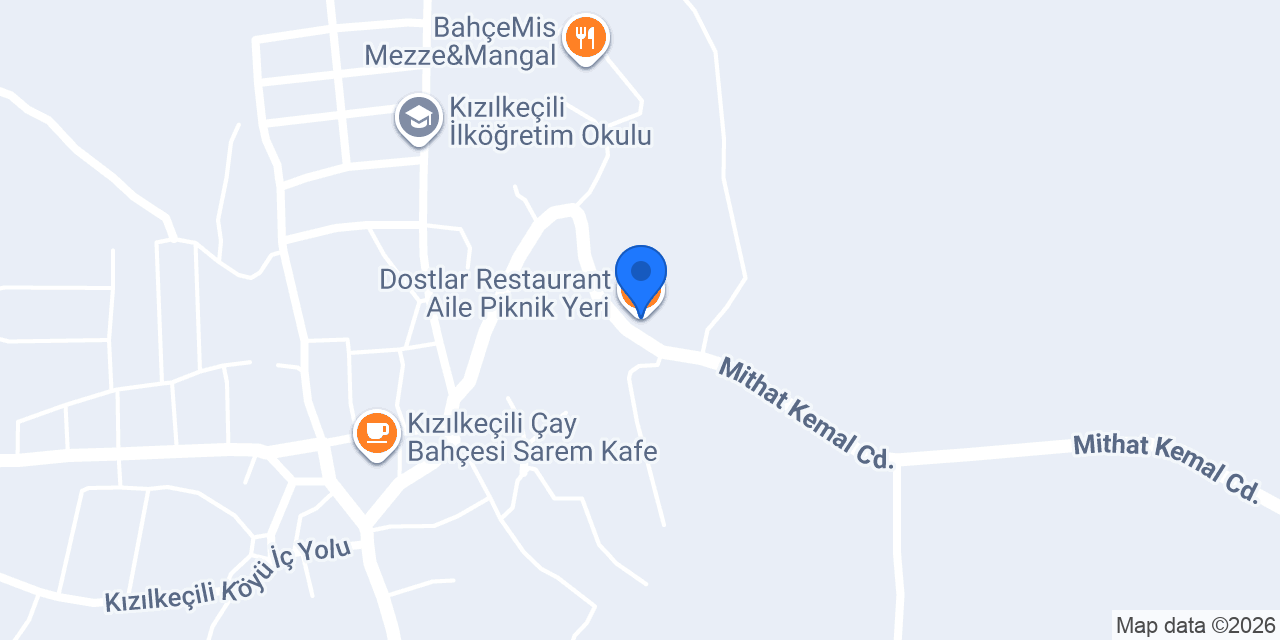 Dostlar Restaurant Aile Piknik Yeri konumu
