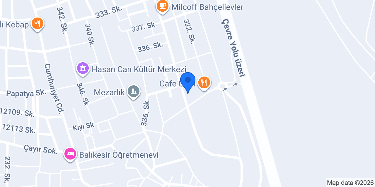 Balta Burger Balıkesir konumu