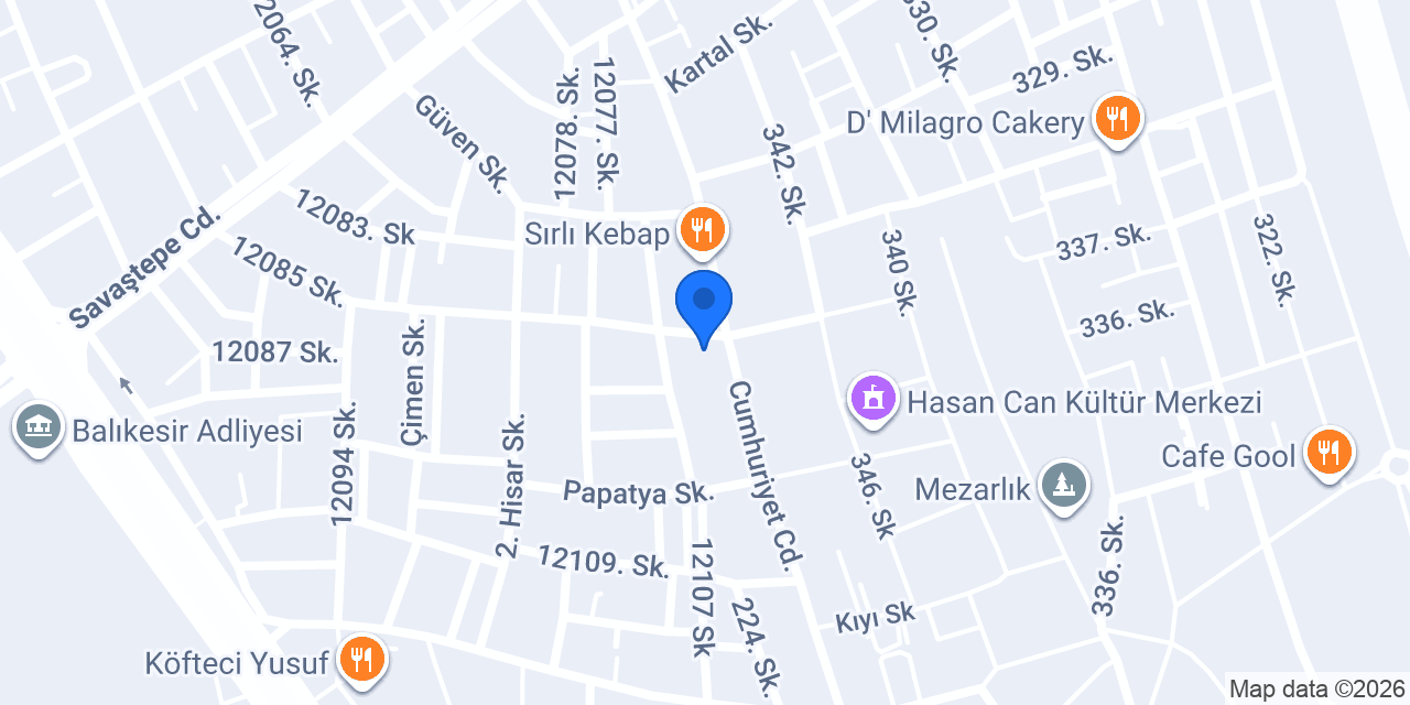 Balıkesir Tabip Odası konumu