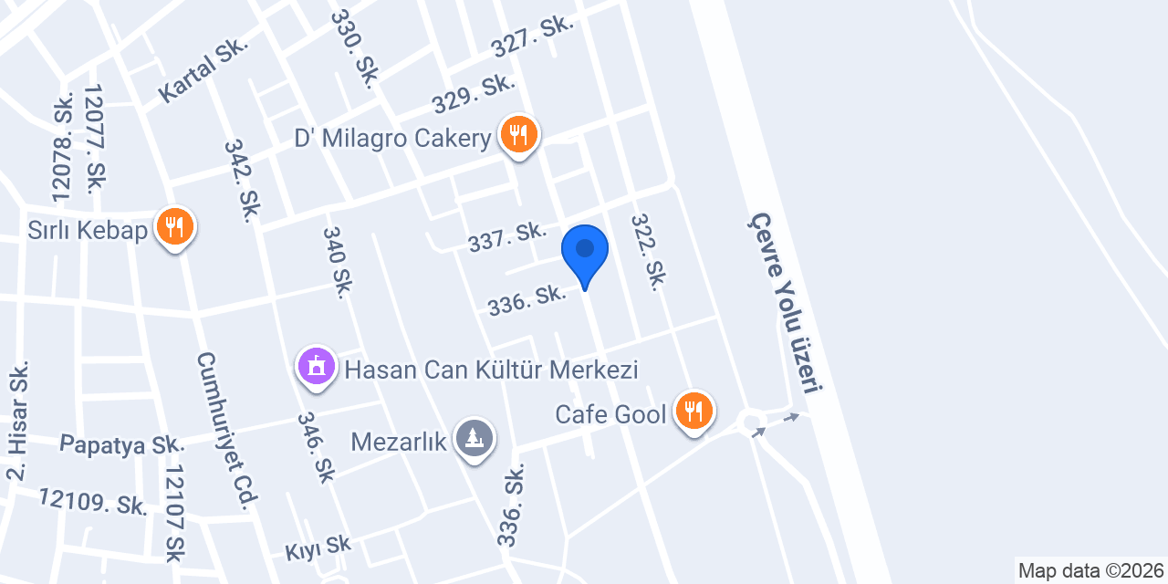 Dora Şen İnşaat konumu