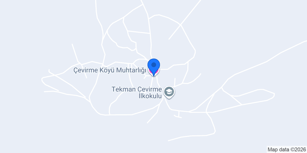 Çevirme Köyü Muhtarlığı konumu