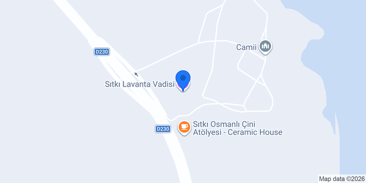 Sıtkı Lavanta Vadisi konumu