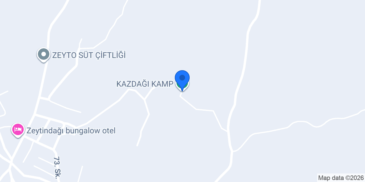 KAZDAĞI KAMP konumu