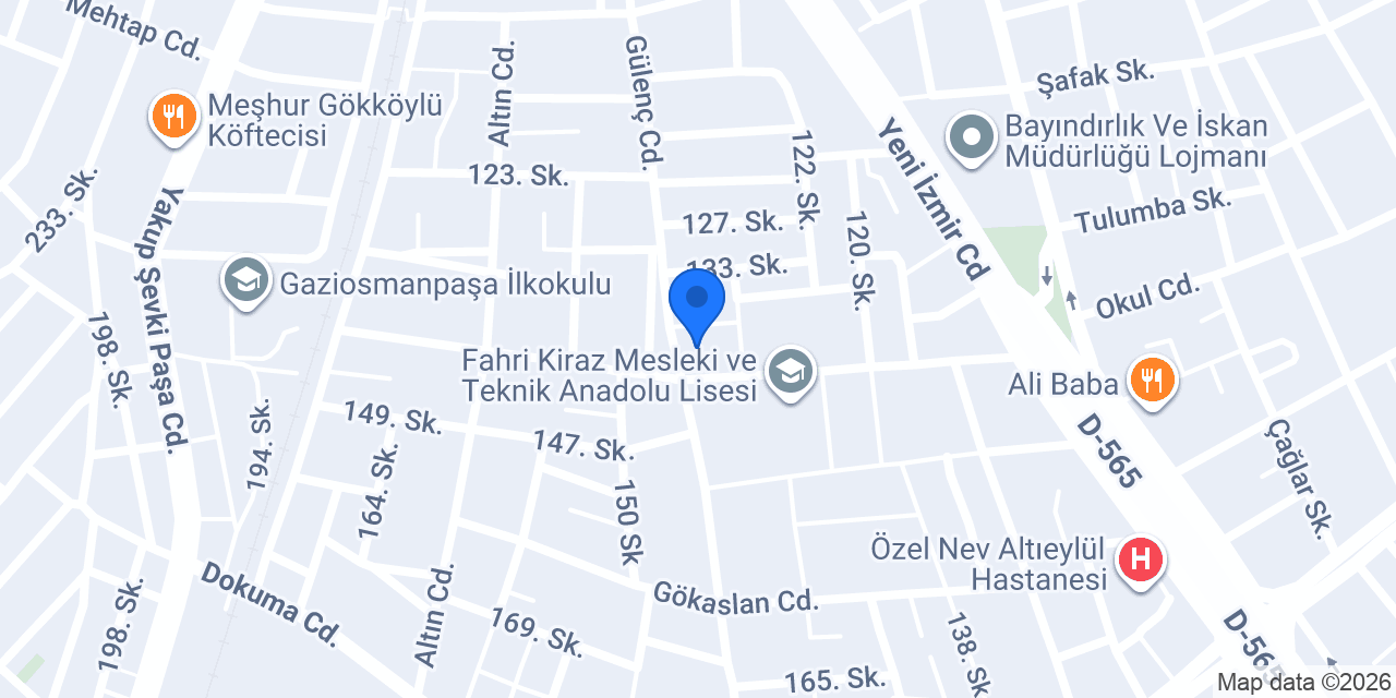 AİRPORT TEKEL konumu