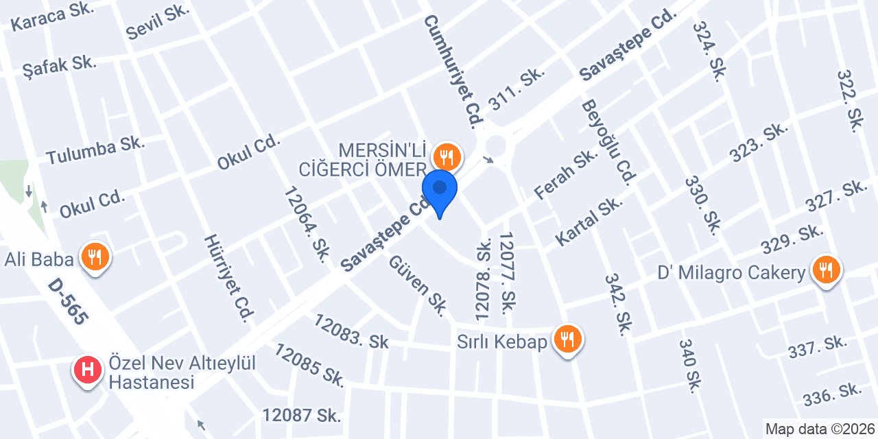 Kebapgah konumu