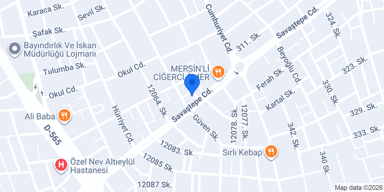 Ravives Psikolojik Danışmanlık Merkezi konumu