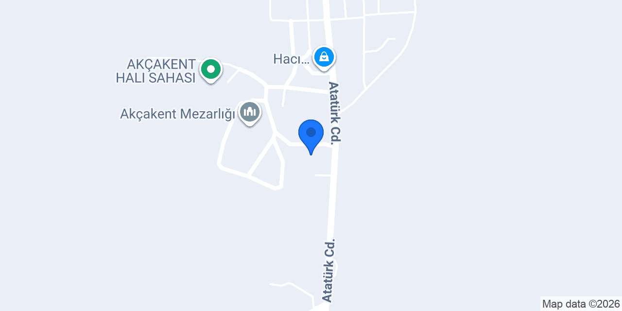 Kızılay-akçakent Şubesi konumu