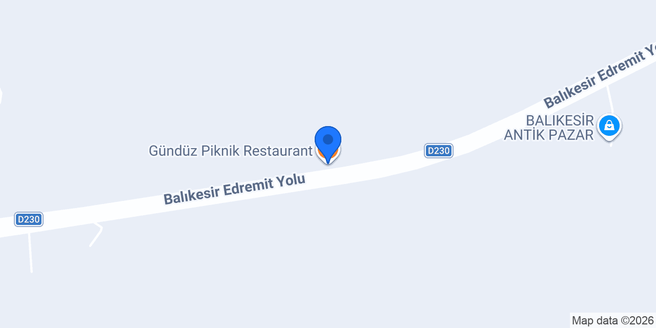 Gündüz Piknik Restaurant konumu