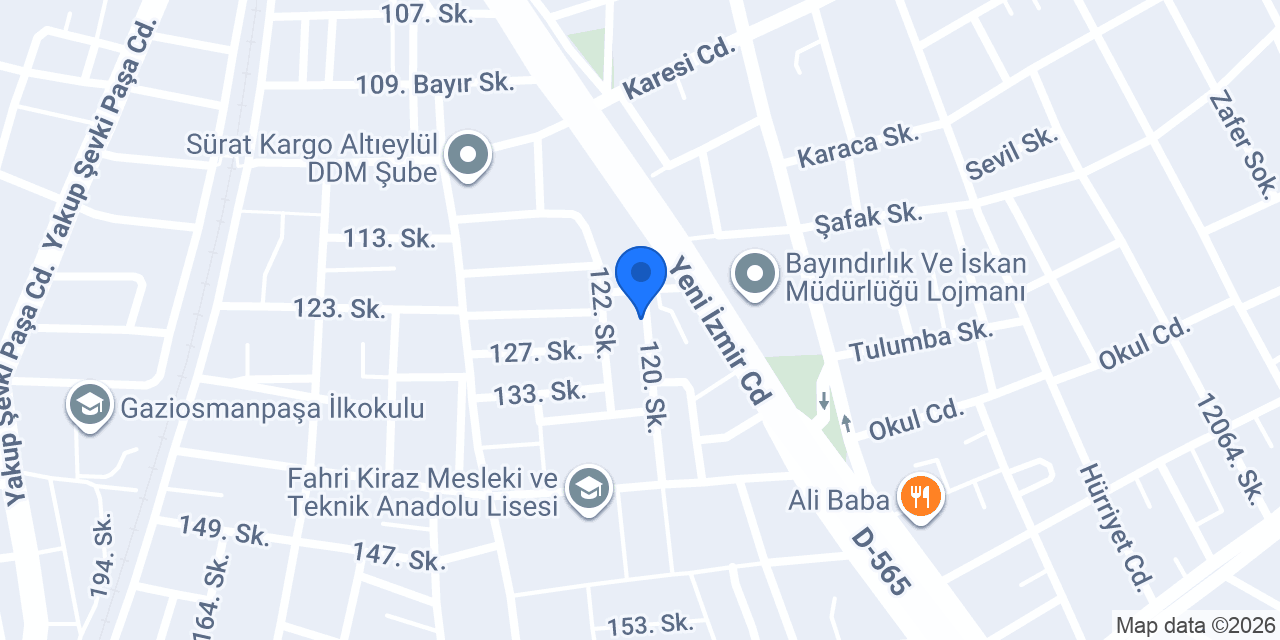 Vefa Şekerleme konumu