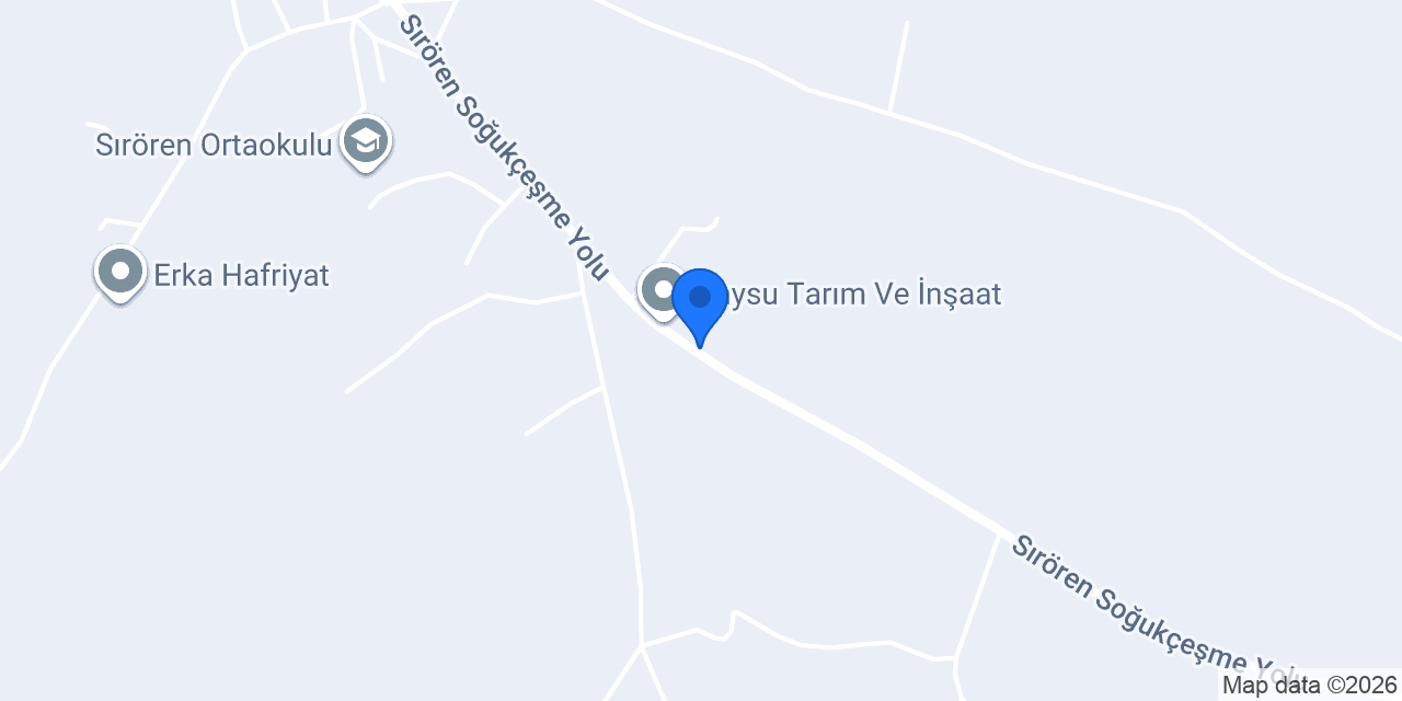Saysu Tarım Ürünleri konumu