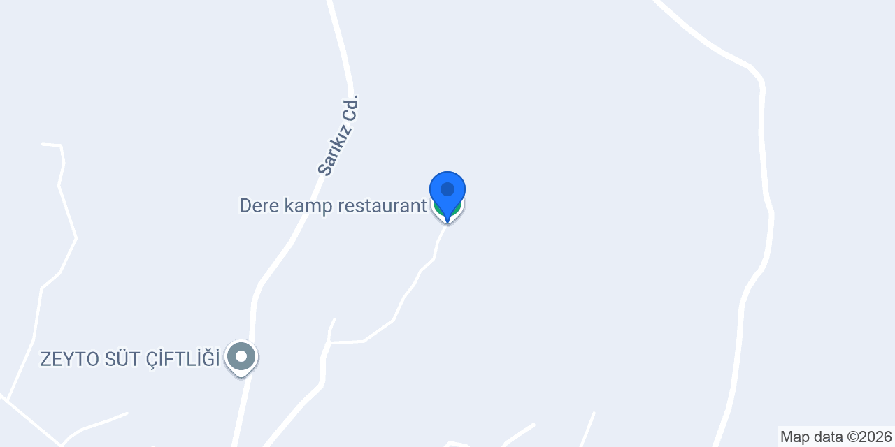 Dere kamp restaurant konumu