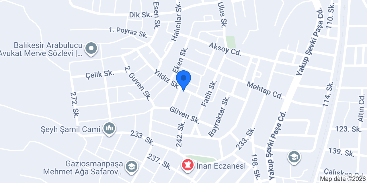 AF Gıda konumu