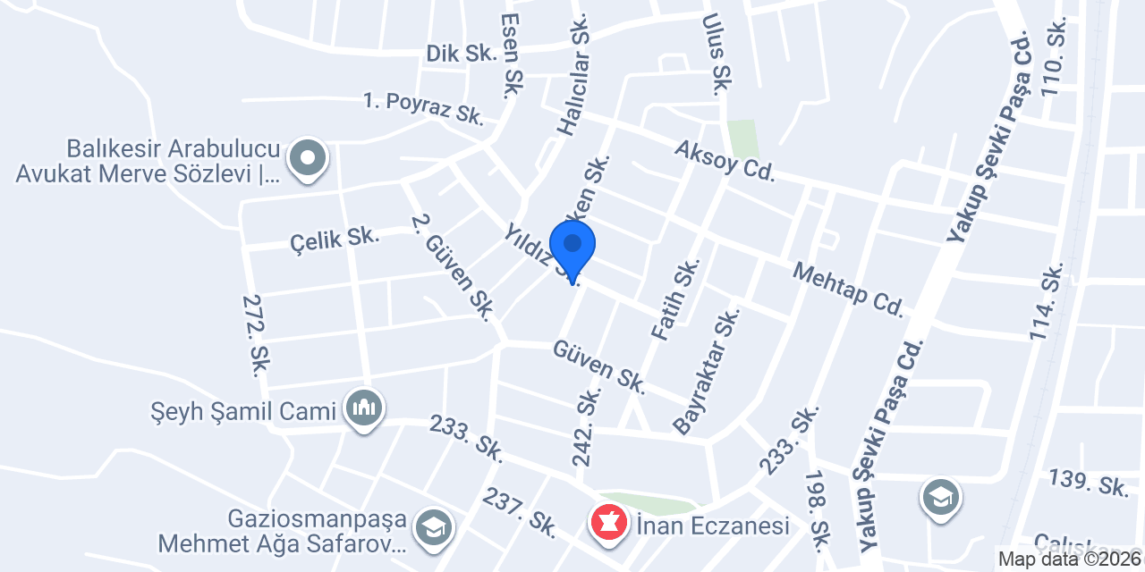 Karakoçkasapköfte konumu