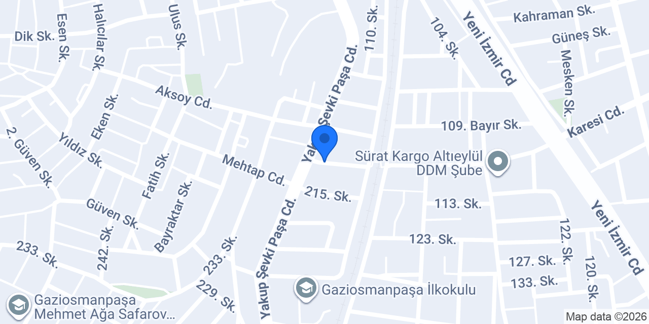 Yorulmaz Hırdavat konumu