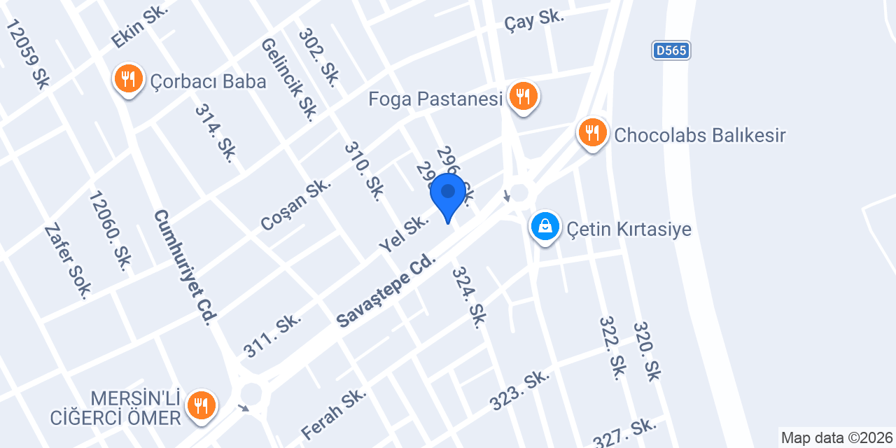 Nazilli Pide Salonu konumu