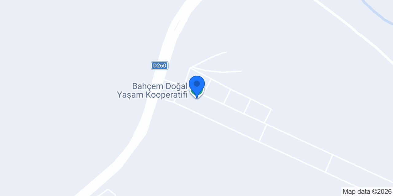 Bahçem Doğal Yaşam Kooperatifi konumu