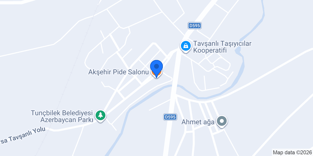 Akşehir Pide Salonu konumu