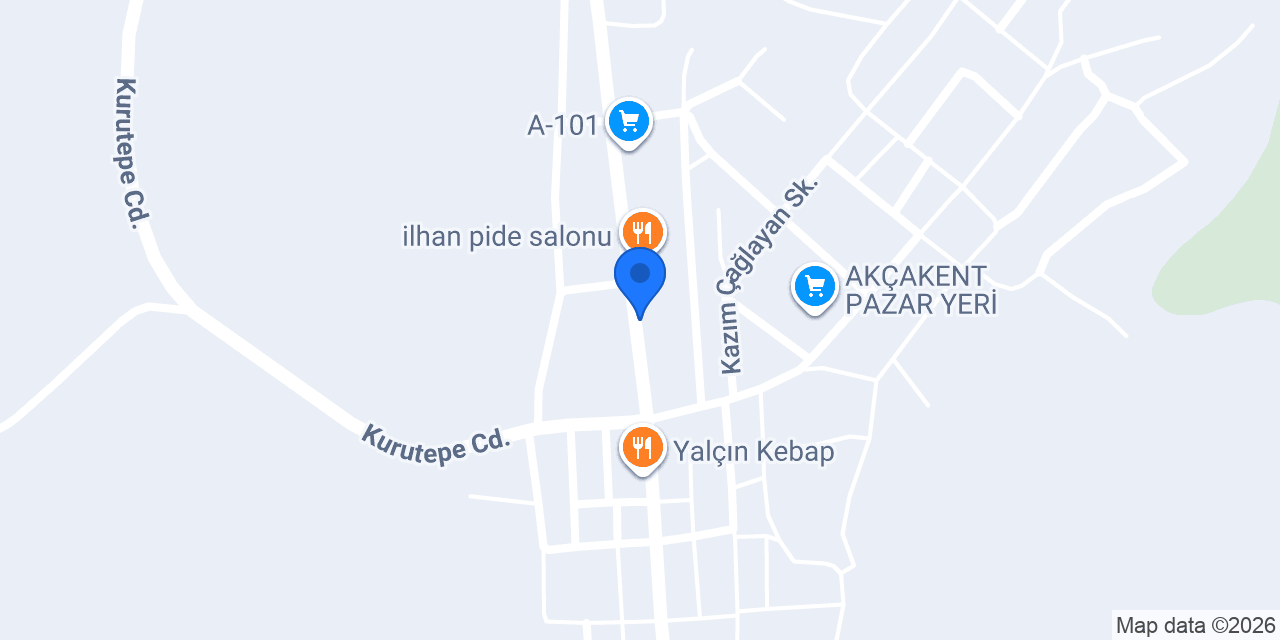 Akçakent Polis Merkez Amirliği konumu