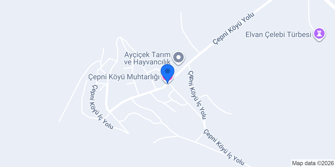 Çepni Köyü Muhtarlığı konumu
