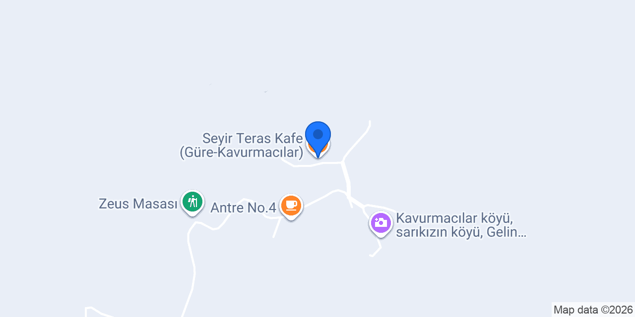 Seyir Teras Kafe (Güre-Kavurmacılar) konumu