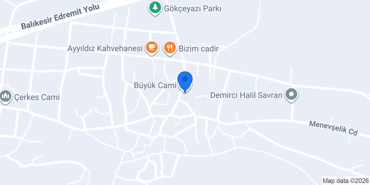 Büyük Cami konumu