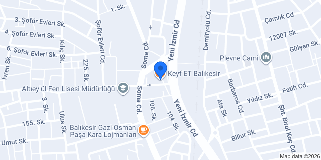 Keyf ET Balıkesir konumu
