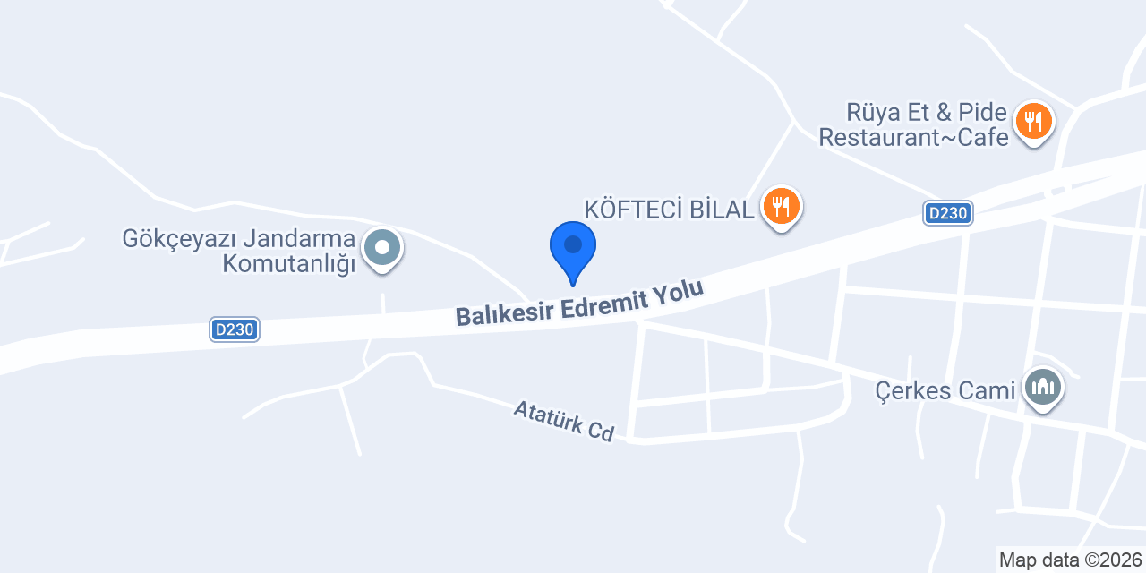 Erva Kır Bahçesi Et Restaurant konumu