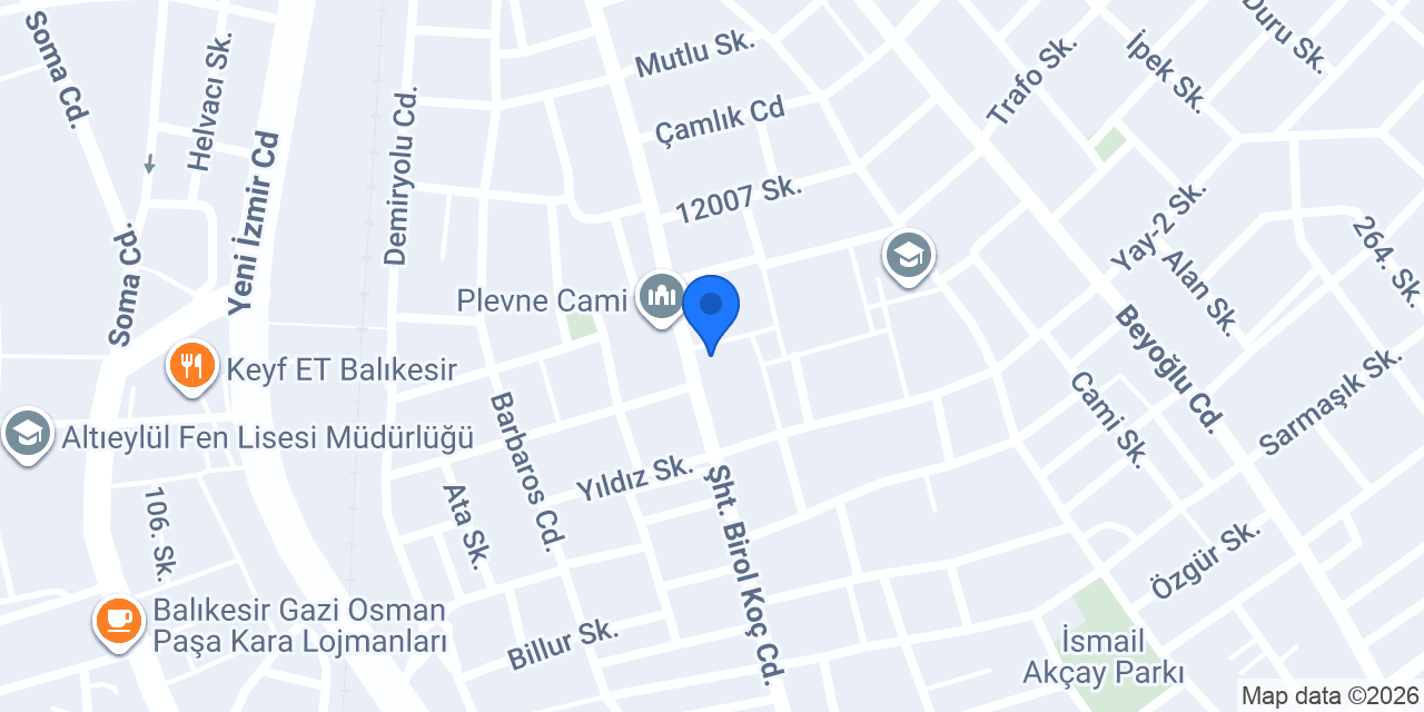 Cadde pide konumu