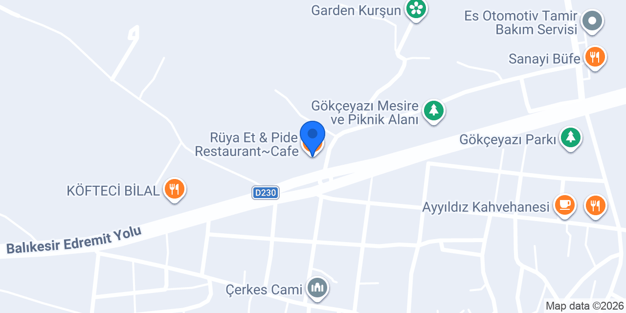 Rüya Et & Pide Restaurant~Cafe konumu
