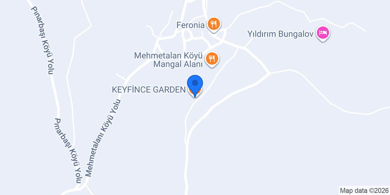 KEYFİNCE GARDEN konumu