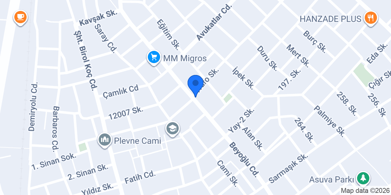 Emay Yapı Market konumu
