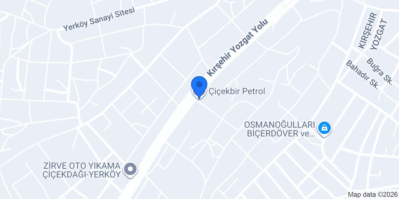 Çiçekbir Petrol konumu