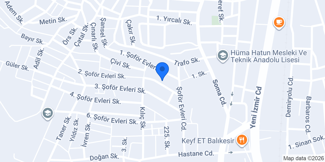 Çömezoğlu inşaat / Ezel Hanım Apt. konumu