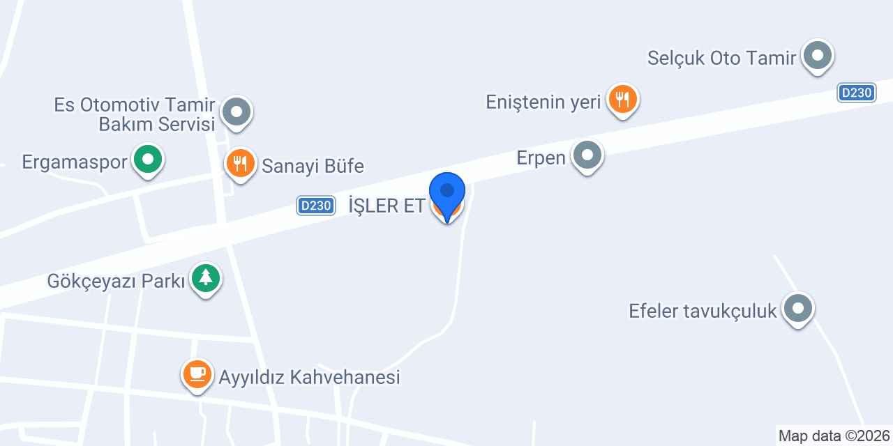 İŞLER ET konumu