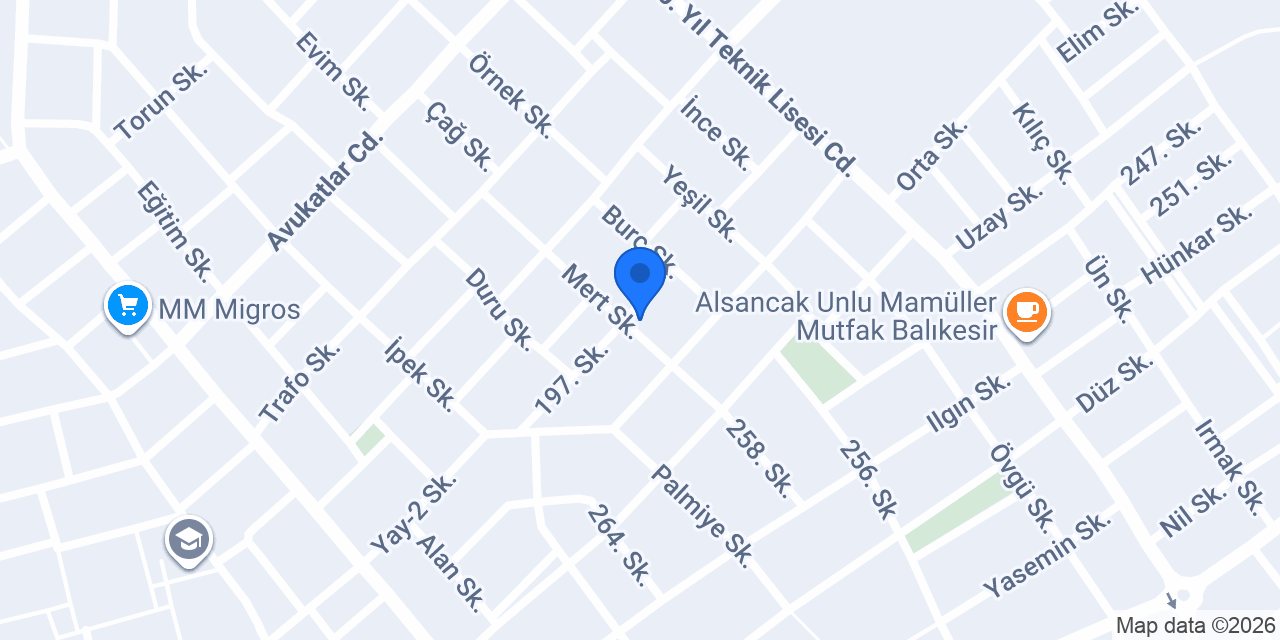 Yörükoğlu Eczanesi konumu