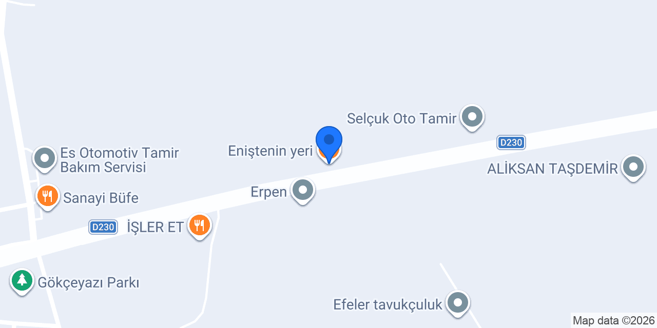 Eniştenin yeri konumu