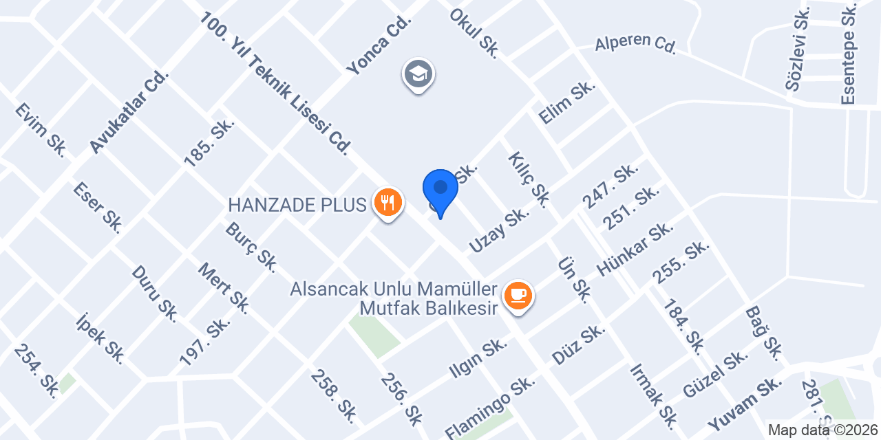 Burmacızade - Bahçelievler konumu