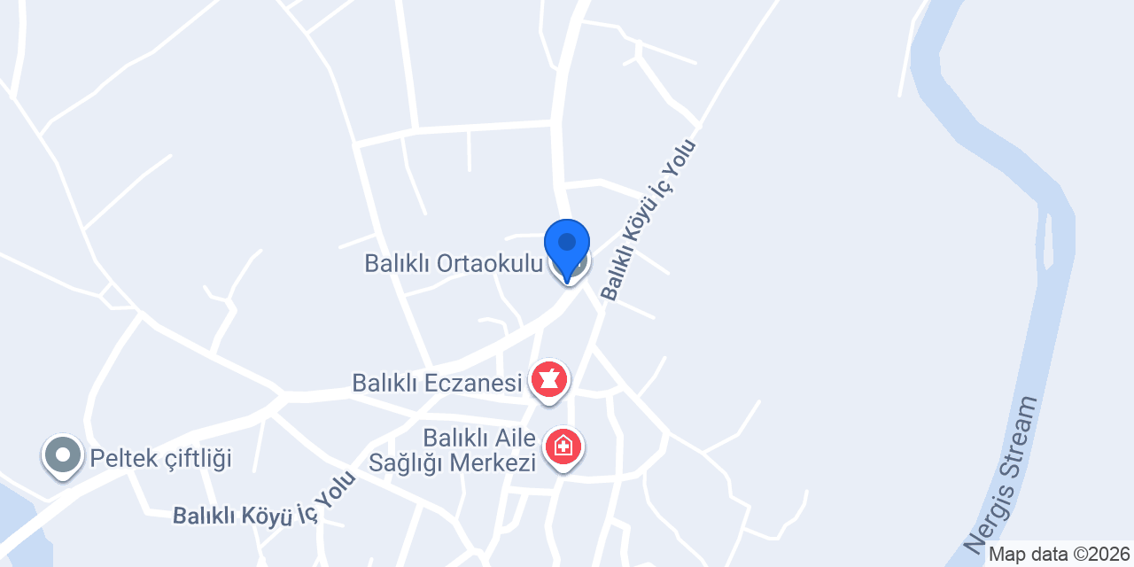 Balıklı Ortaokulu konumu